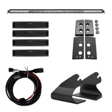Picture of Rigid Industries 2021 Ford Bronco Roof Line Light Kit (Incl. SR spot/flood Combo Bar)
