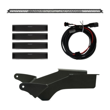 Picture of Rigid Industries 2021 Ford Bronco Roof Rack Light Kit (Incl. SR spot/flood Combo Bar)