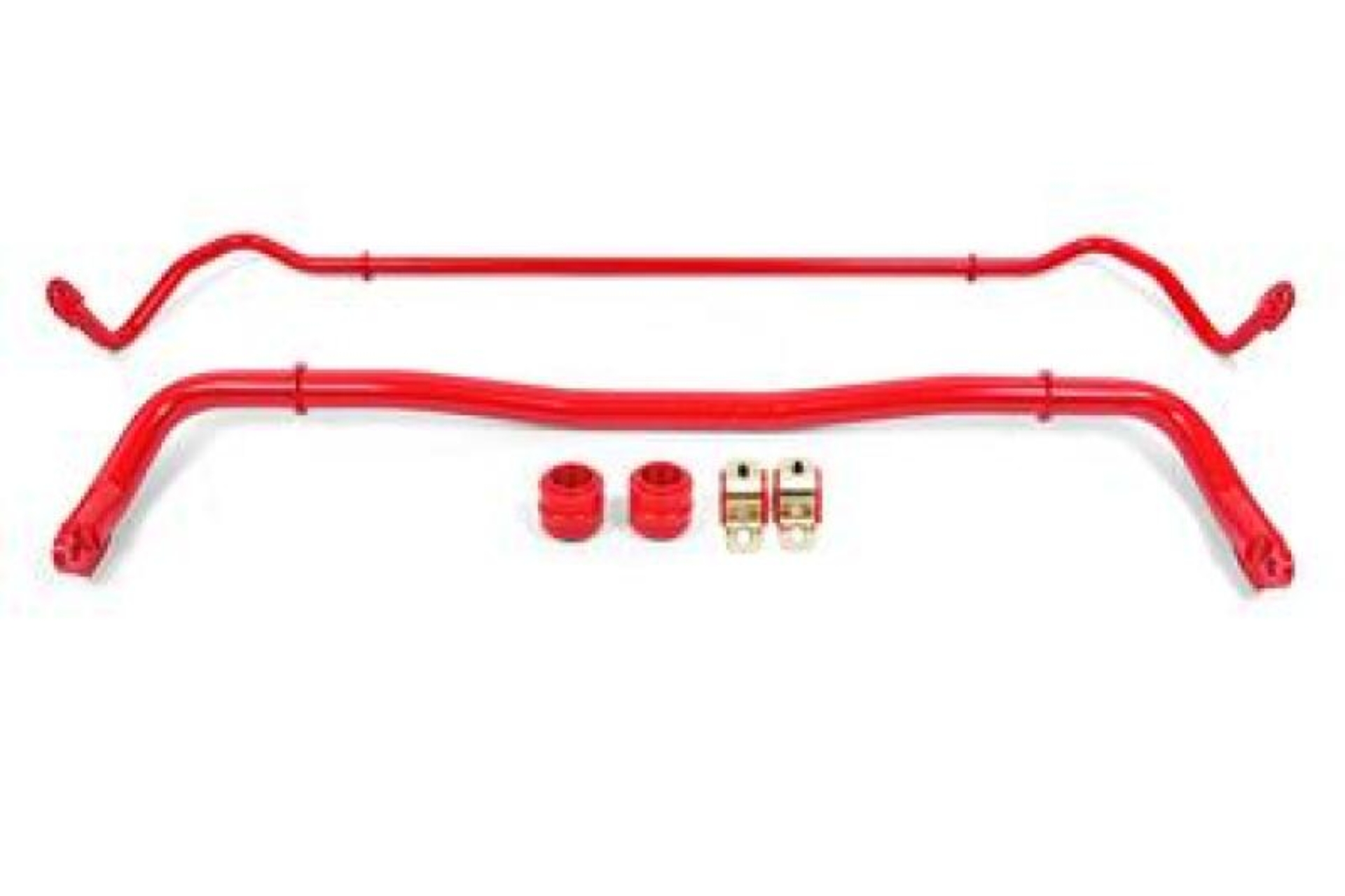 Picture of BMR 08-20 Dodge Challenger Front/Rear Sway Bar Kit w/ Bushings - Red