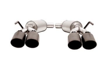 Picture of Gibson 20-23 Ford Explorer ST / Lincoln Aviator 3.0L 2.25in Axle-Back Dual Exhaust - Black Elite