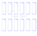 Picture of King Engine Bearings Chevrolet 200/229ci XP Series Connecting Rod Bearing Set - STDX Size