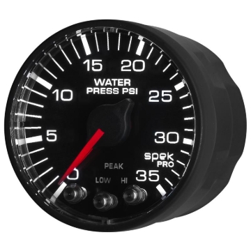 Picture of Autometer Spek-Pro 52.4mm 0-35 PSI Digital Stepper Motor Water Pressure Gauge