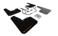 Picture of Rally Armor RAL UR Blk Flap/Orange Logo Mud Flaps - MF60-UR-BLK/OR