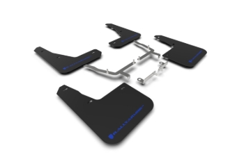 Picture of Rally Armor 19-25 Ford Focus ST MK4 Black UR Mud Flap w/Blue Logo