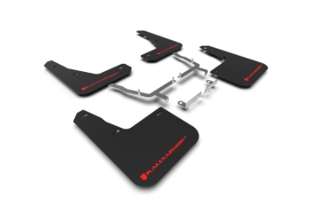 Picture of Rally Armor 19-25 Ford Focus ST MK4 Black UR Mud Flap w/Red Logo