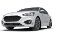 Picture of Rally Armor 19-25 Ford Focus ST MK4 Red UR Mud Flap w/White Logo