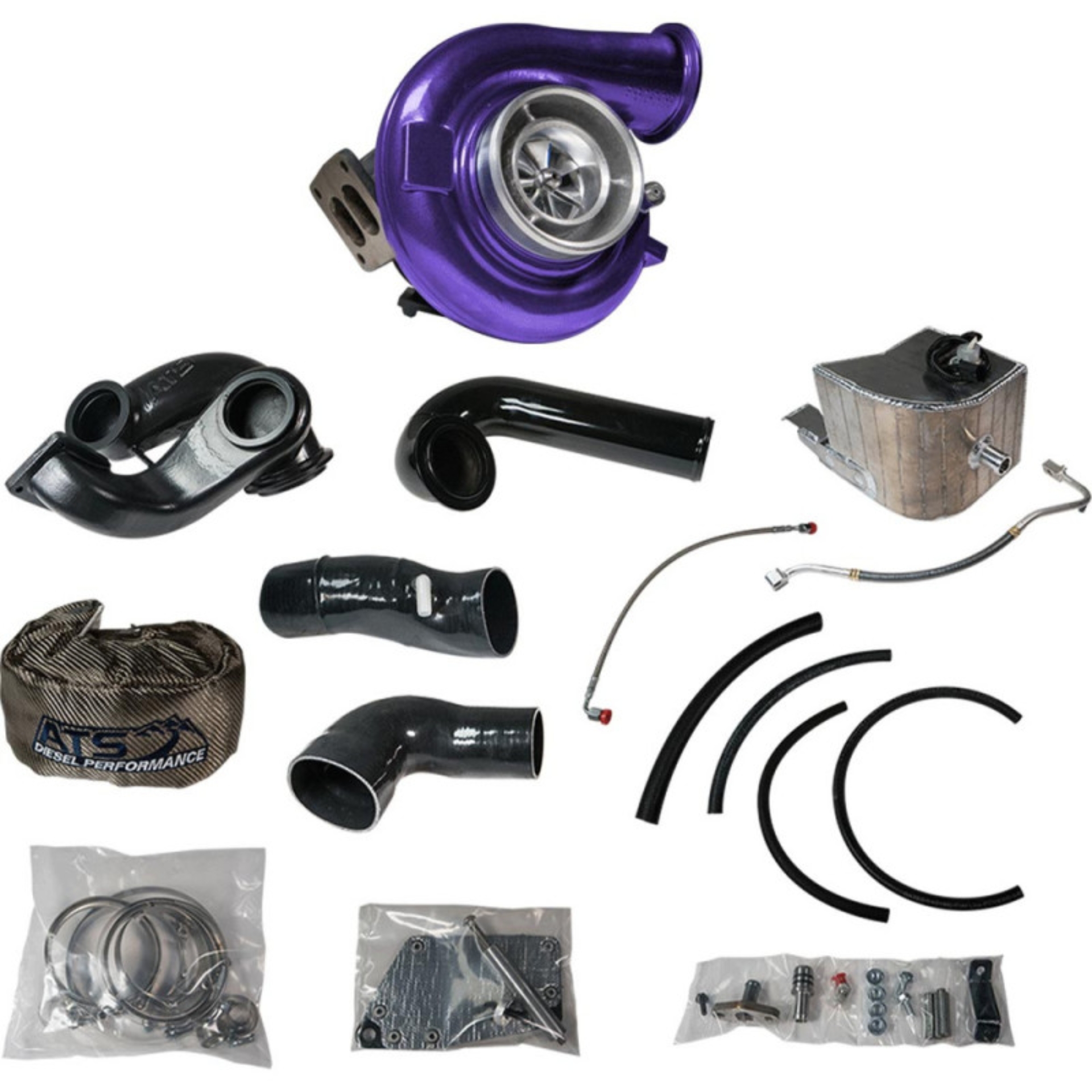 Picture of ATS Diesel Aurora 6000 Plus Compound Turbo Kit - 13-18 Ram 6.7L Cummins