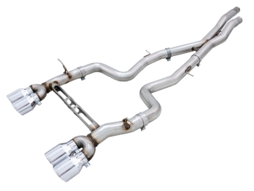 Picture of AWE Tuning BMW F8X M3/M4 Track Edition Cat-Back Exhaust - Chrome Silver Tips