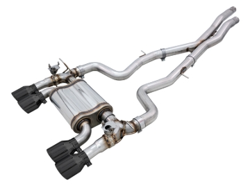 Picture of AWE Tuning BMW F8X M3/M4 SwitchPath Cat-Back Exhaust - Diamond Black Tips