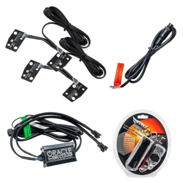 Picture of Oracle 2021 Ford Bronco DRL Upgrade w/ Halo Kit - ColorSHIFT w/ RF Controller