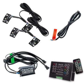 Picture of Oracle 2021 Ford Bronco DRL Upgrade w/ Halo Kit - ColorSHIFT w/ 2.0 Controller