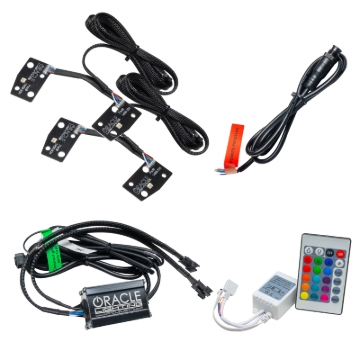 Picture of Oracle 2021 Ford Bronco DRL Upgrade w/ Halo Kit - ColorSHIFT w/ Simple Controller