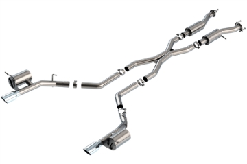 Picture of Borla 2021+ Dodge Durango SRT Hellcat 6.2L V8 AWD S-Type Cat-Back Exhaust System - T-304SS
