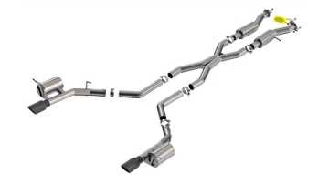 Picture of Borla 2021+ Dodge Durango SRT Hellcat 6.2L V8 AWD ATAK Cat-Back Exhaust System - Black Chrome Tips