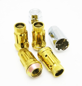 Picture of Wheel Mate Muteki SR45R Lug Nut Kit Lock Set 12x1.25 45mm - Yellow