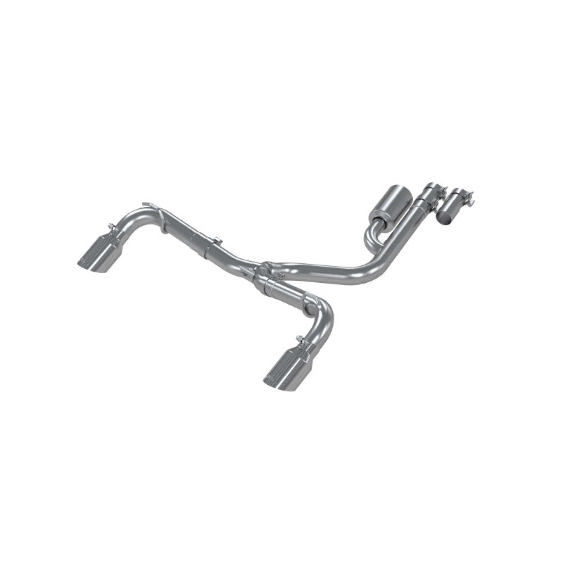 Picture of MBRP 2021+ Ford Bronco Sport (1.5L / 2.0L EcoBoost) 2.5in Resonator-Back Exhaust - Dual Rear Exit