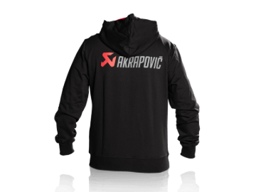 Picture of Akrapovic Mens Akrapovic Logo Black Hoodie - S