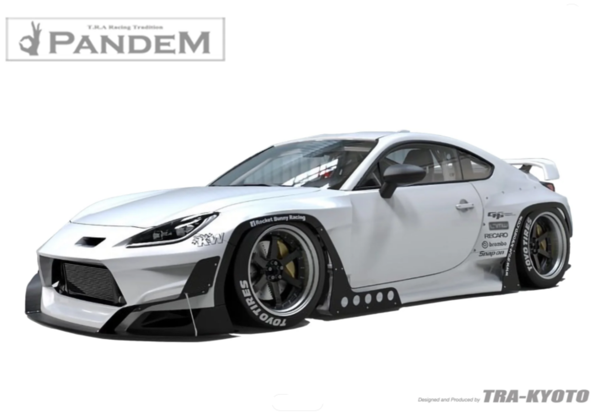 Picture of GReddy Pandem 2022+ Toyota GR86 (ZN8) Rocket Bunny Front Splitter