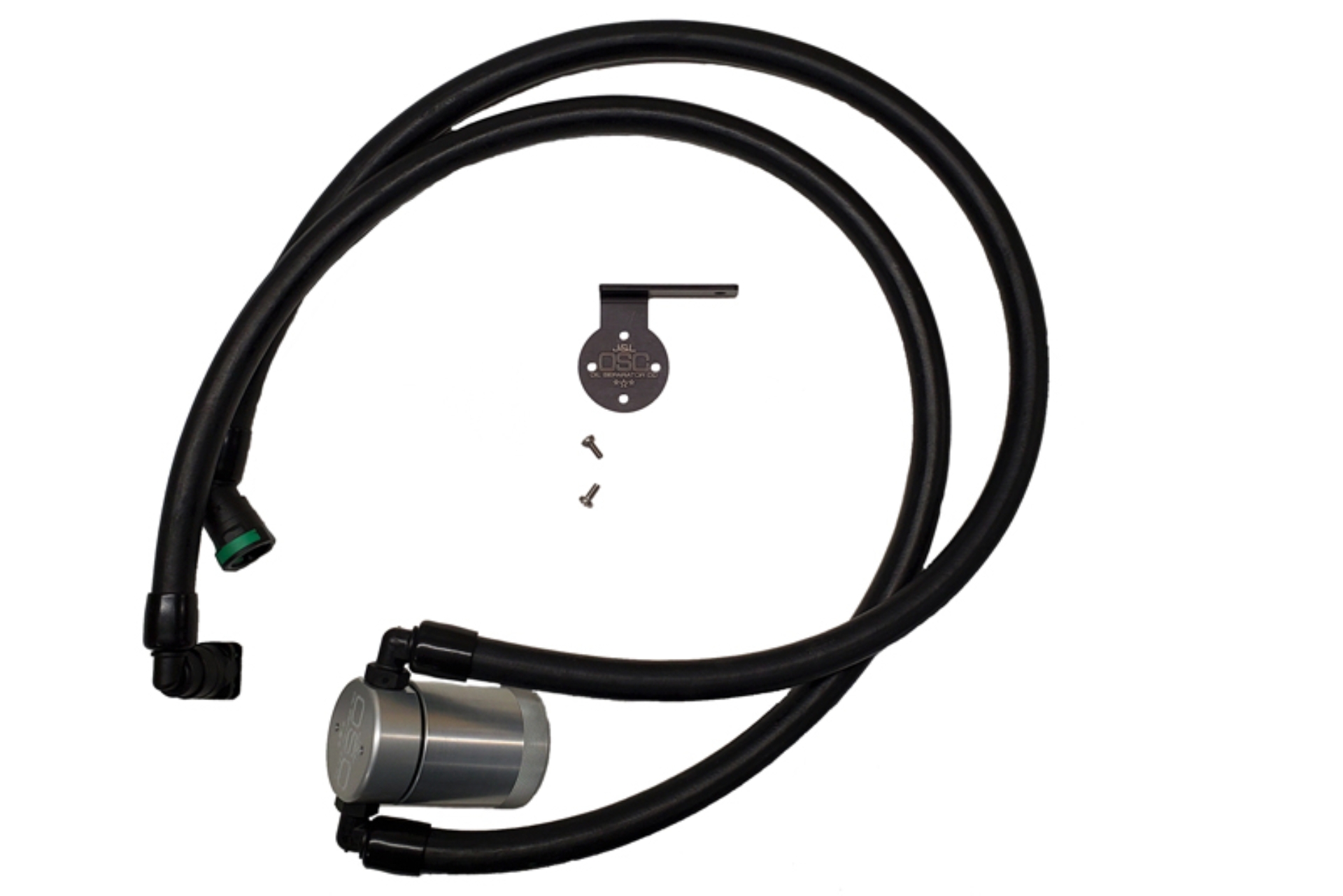 Picture of J&L 2021-2025 Ford F-150 3.5L Passenger Side Oil Separator 3.0 - Clear Anodized