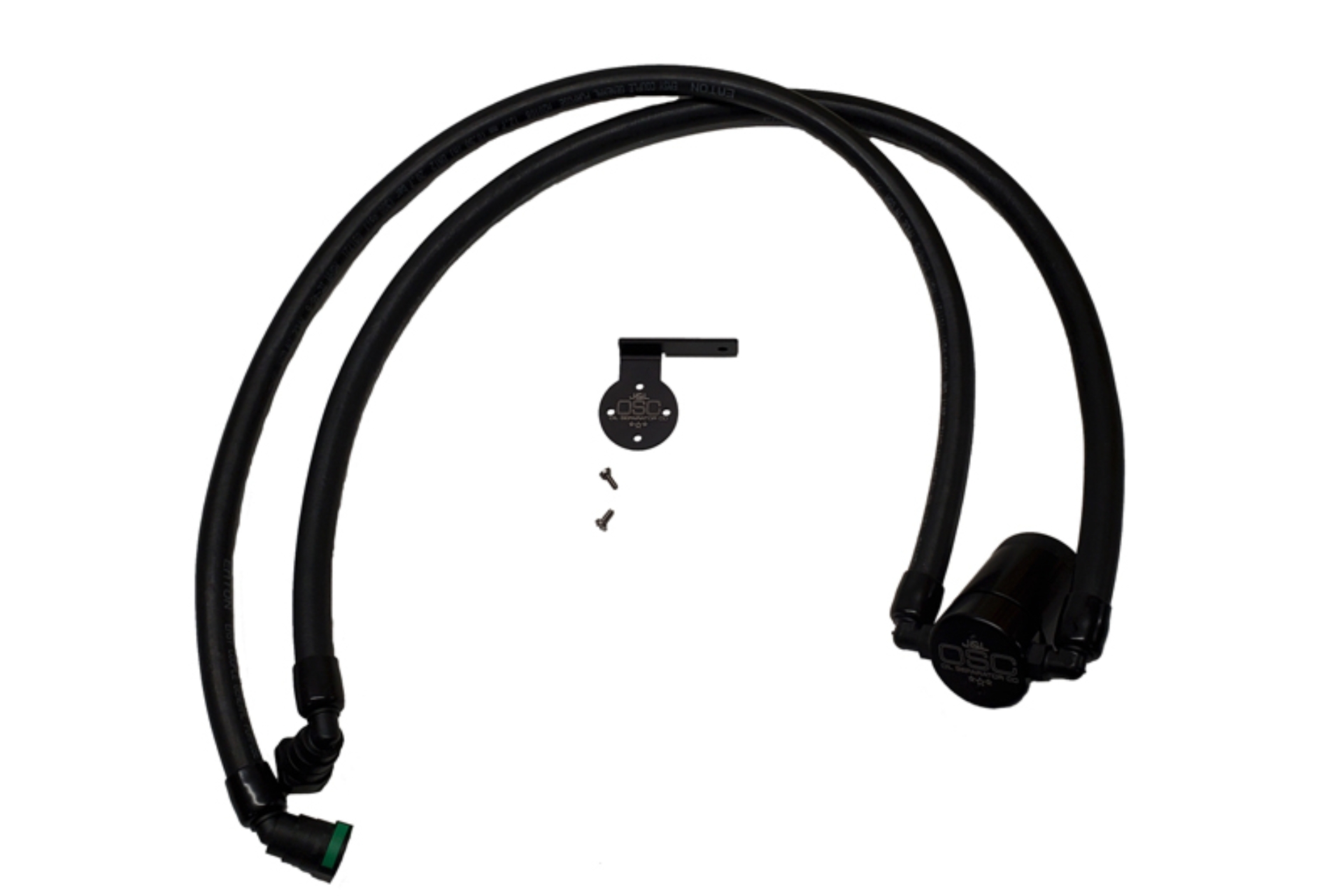Picture of J&L 2021-2025 Ford F-150 3.5L Passenger Side Oil Separator 3.0 - Black Anodized