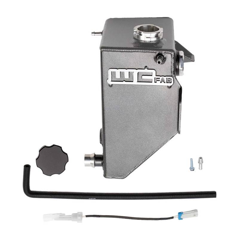 Picture of Wehrli 20-24 Chevrolet-GMC 6.6L L5P Duramax OEM Placement Coolant Tank Kit - Flat Black