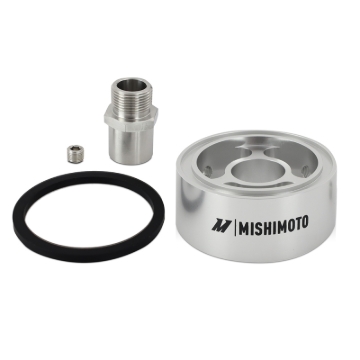 Picture of Mishimoto Oil Filter Spacer 32mm M22 x 1.5 Thread - Silver