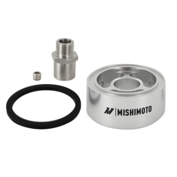 Picture of Mishimoto Oil Filter Spacer 32mm M20 x 1.5 Thread - Silver