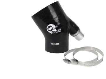 Picture of aFe MagnumFORCE Coupling Kit 3in ID x 2/14in x 35deg Elbow Reducing Coupler w. Vent - Black