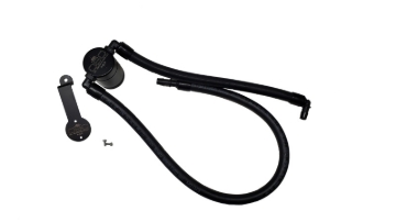 Picture of J&L 2021-2025 Jeep Wrangler 392 Oil Separator 3.0 Passenger Side - Black Anodized