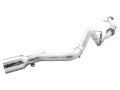 Picture of AWE Tuning 2021+ Ford Bronco 0FG Single Rear Exit Exhaust w/Chrome Silver Tip & Bash Guard