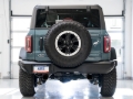 Picture of AWE Tuning 2021+ Ford Bronco 0FG Dual Rear Exit Exhaust w/Diamond Black Tips & Bash Guard