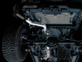 Picture of AWE Tuning 2021+ Ford Bronco 0FG Single Rear Exit Exhaust w/Diamond Black Tip & Bash Guard