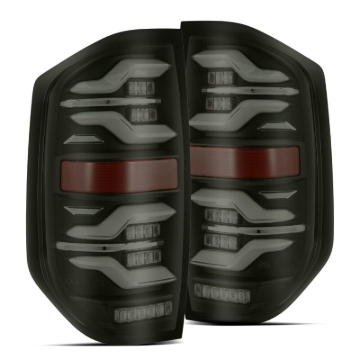 Picture of AlphaRex 14-21 Toyota Tundra LUXX LED Taillights Blk w/Activ Light/Seq Signal