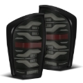 Picture of AlphaRex 16-21 Toyota Tacoma LUXX LED Taillights Blk w/Activ Light/Seq Signal