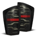 Picture of AlphaRex 16-21 Toyota Tacoma LUXX LED Taillights Alpha Blk w/Activ Light/Seq Signal