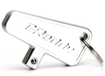 Picture of GReddy 3/8in Drive Master Switch Keychain - Silver