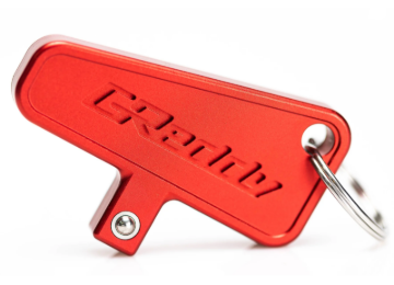Picture of GReddy 3/8in Drive Master Switch Keychain - Red