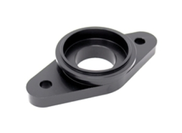 Picture of Torque Solution Billet Stock to Tial Blowoff Valve Adapter(Black): Mitsubishi Eclipse/Talon1G 90-94