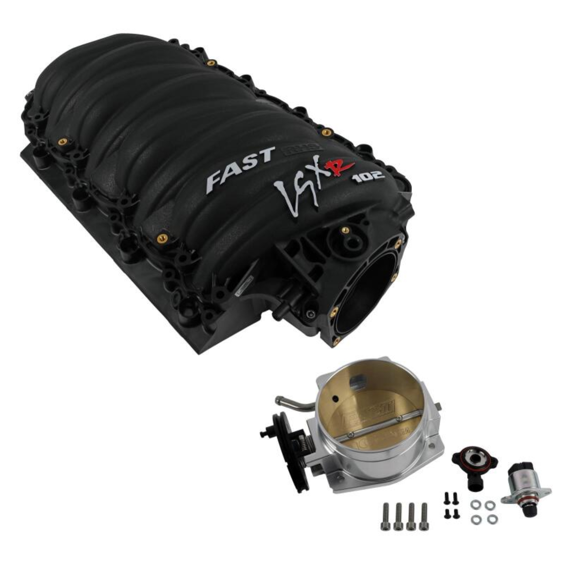 Picture of THROTTLE BODY/MANIFOLD KIT, 102 MM THROTTLE BODY W/ 102MM BLACK GEN III MANIFOLD