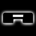 Picture of ORACLE Lighting Universal Illuminated LED Letter Badges - Matte Blk Surface Finish - A