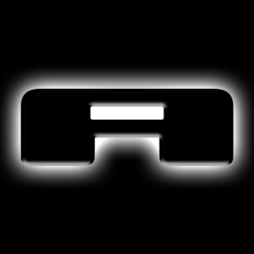 Picture of ORACLE Lighting Universal Illuminated LED Letter Badges - Matte Blk Surface Finish - A
