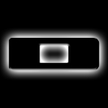 Picture of ORACLE Lighting Universal Illuminated LED Letter Badges - Matte Blk Surface Finish - D