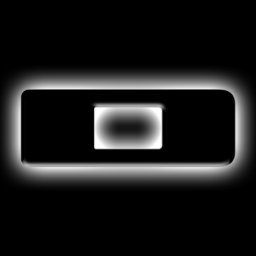 Picture of ORACLE Lighting Universal Illuminated LED Letter Badges - Matte Blk Surface Finish - D