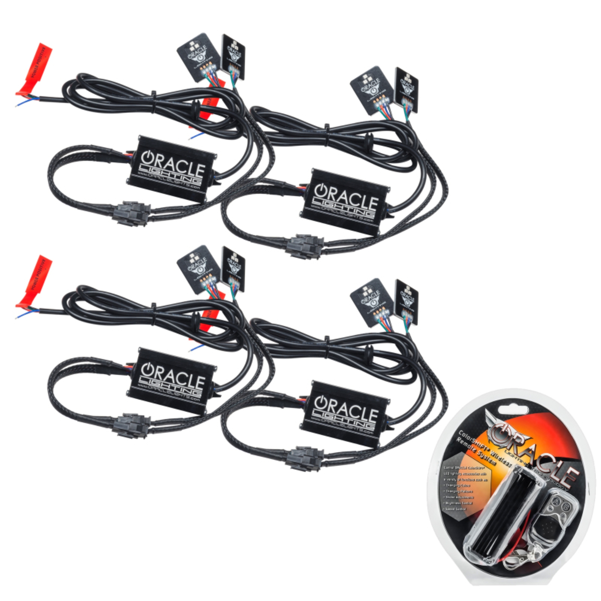 Picture of Oracle 2022 Ford Maverick RGB Headlight Demon Eye Kit - ColorSHIFT w/RF Controller