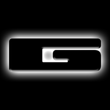 Picture of ORACLE Lighting Universal Illuminated LED Letter Badges - Matte Blk Surface Finish - G