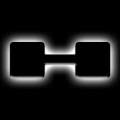Picture of ORACLE Lighting Universal Illuminated LED Letter Badges - Matte Blk Surface Finish - H