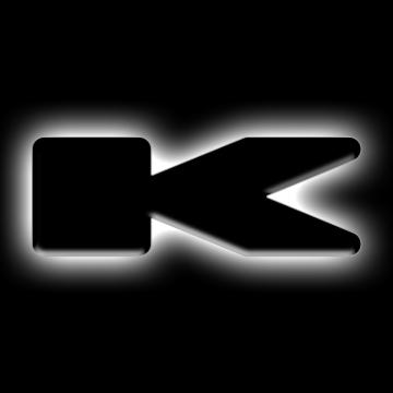 Picture of ORACLE Lighting Universal Illuminated LED Letter Badges - Matte Blk Surface Finish - K