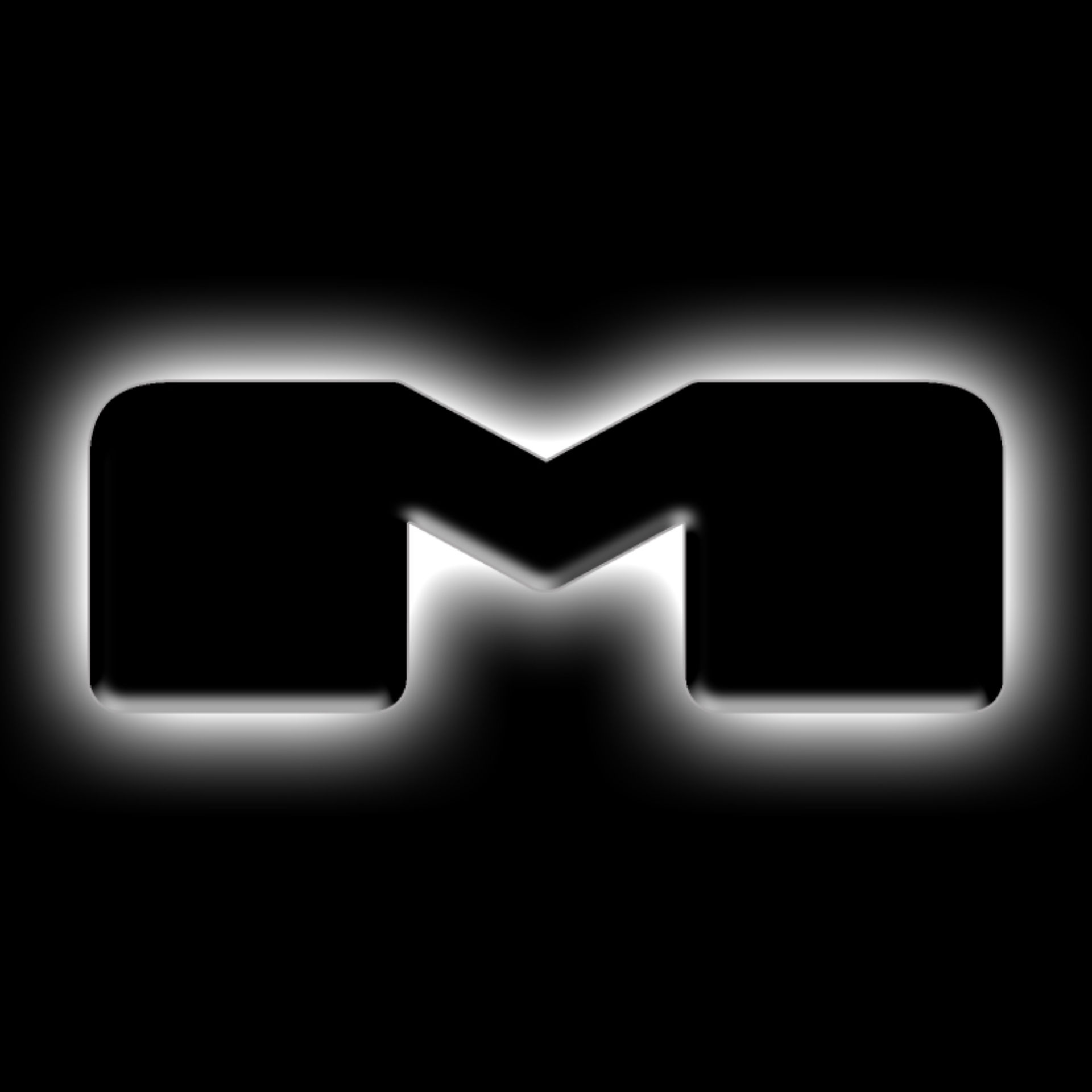 Picture of ORACLE Lighting Universal Illuminated LED Letter Badges - Matte Blk Surface Finish - M
