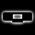 Picture of ORACLE Lighting Universal Illuminated LED Letter Badges - Matte Blk Surface Finish - Q