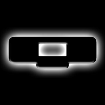 Picture of ORACLE Lighting Universal Illuminated LED Letter Badges - Matte Blk Surface Finish - Q
